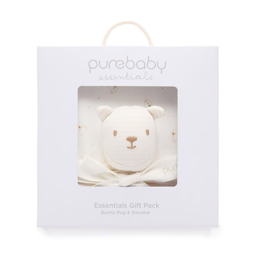 Purebaby Bunny Rug & Snookie Pack